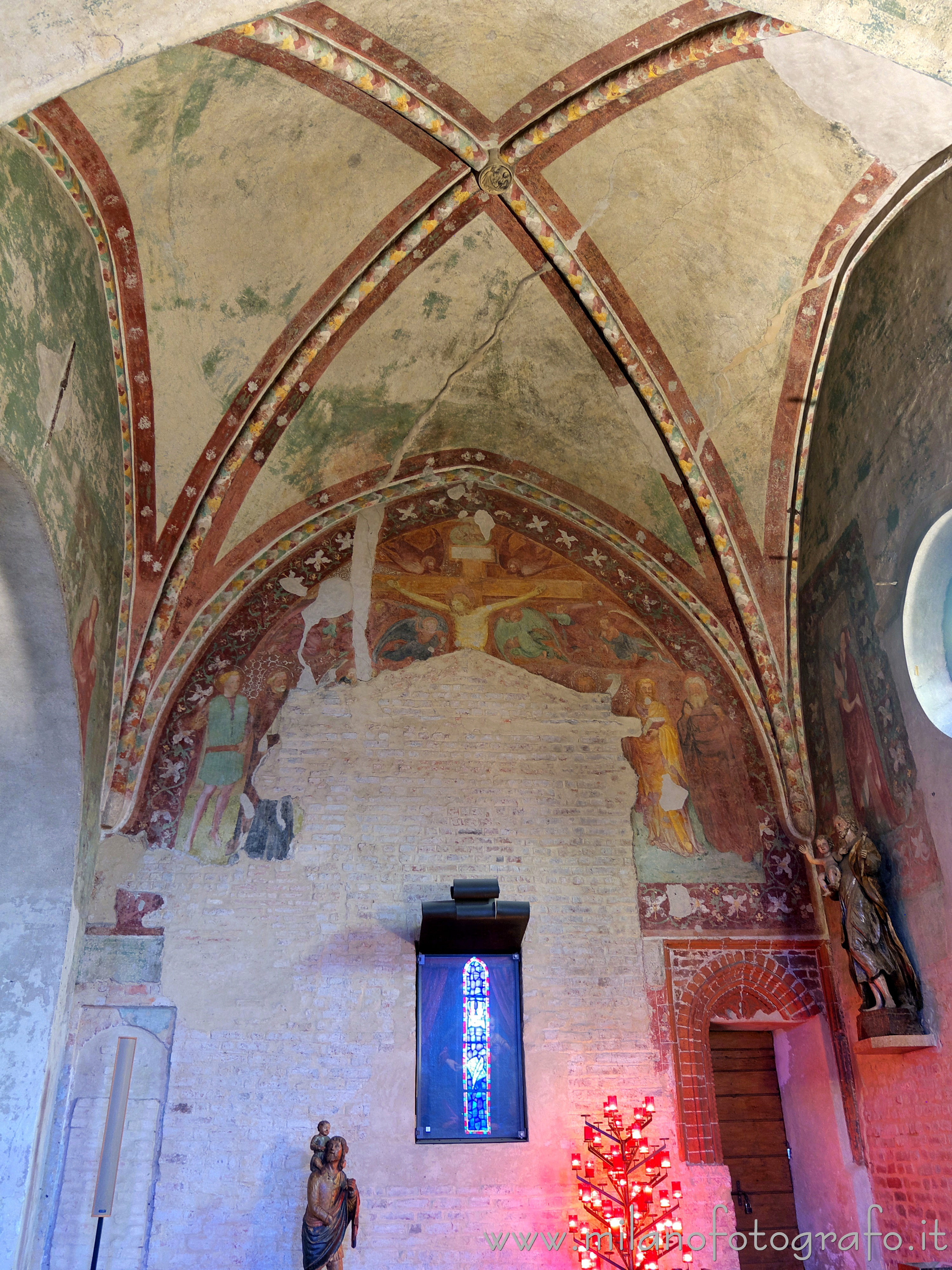 Milan (Italy) - Right nave of the Church of San Cristoforo at the Naviglio